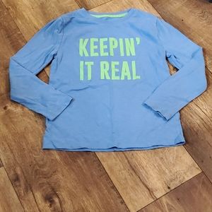 Boys "Keepin' It Real" long sleeve tee